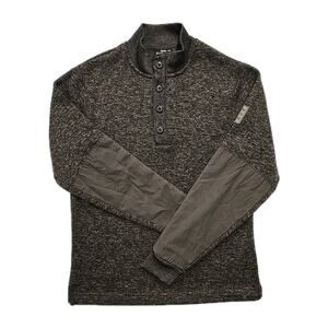 Cabelas Mens Northern Flight Midweight Waterfowl Sweater Sz Small Brown Gorpcore